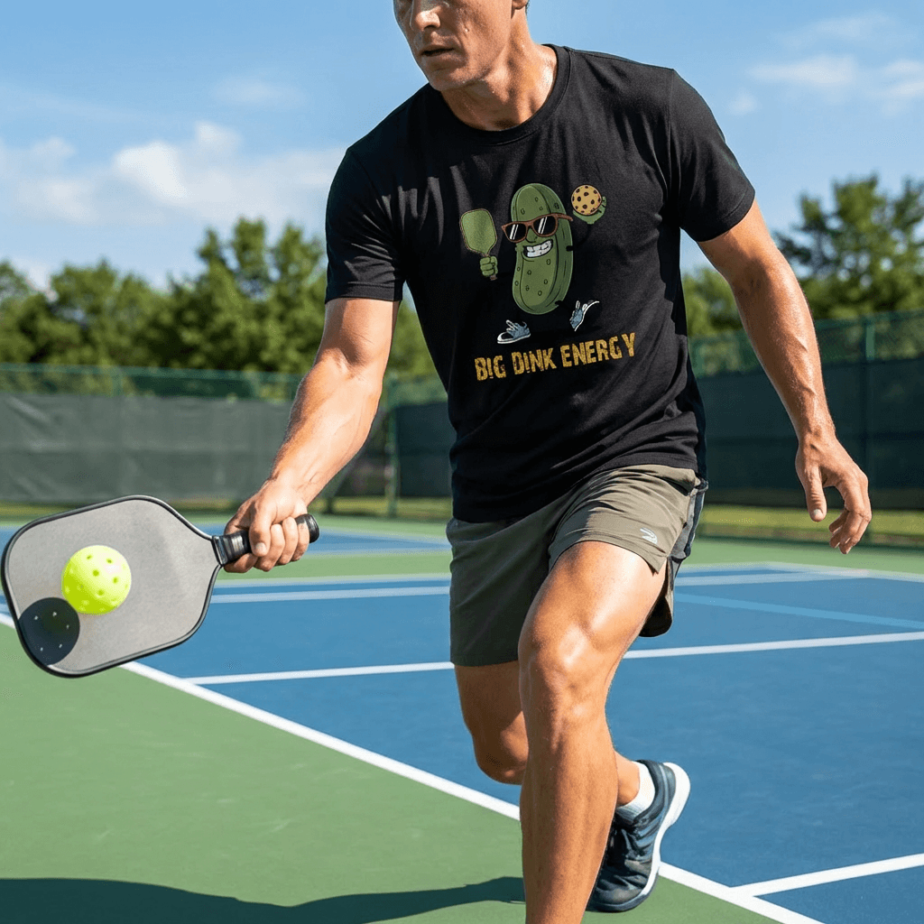 Big Dink Energy Athletic T-Shirt Model