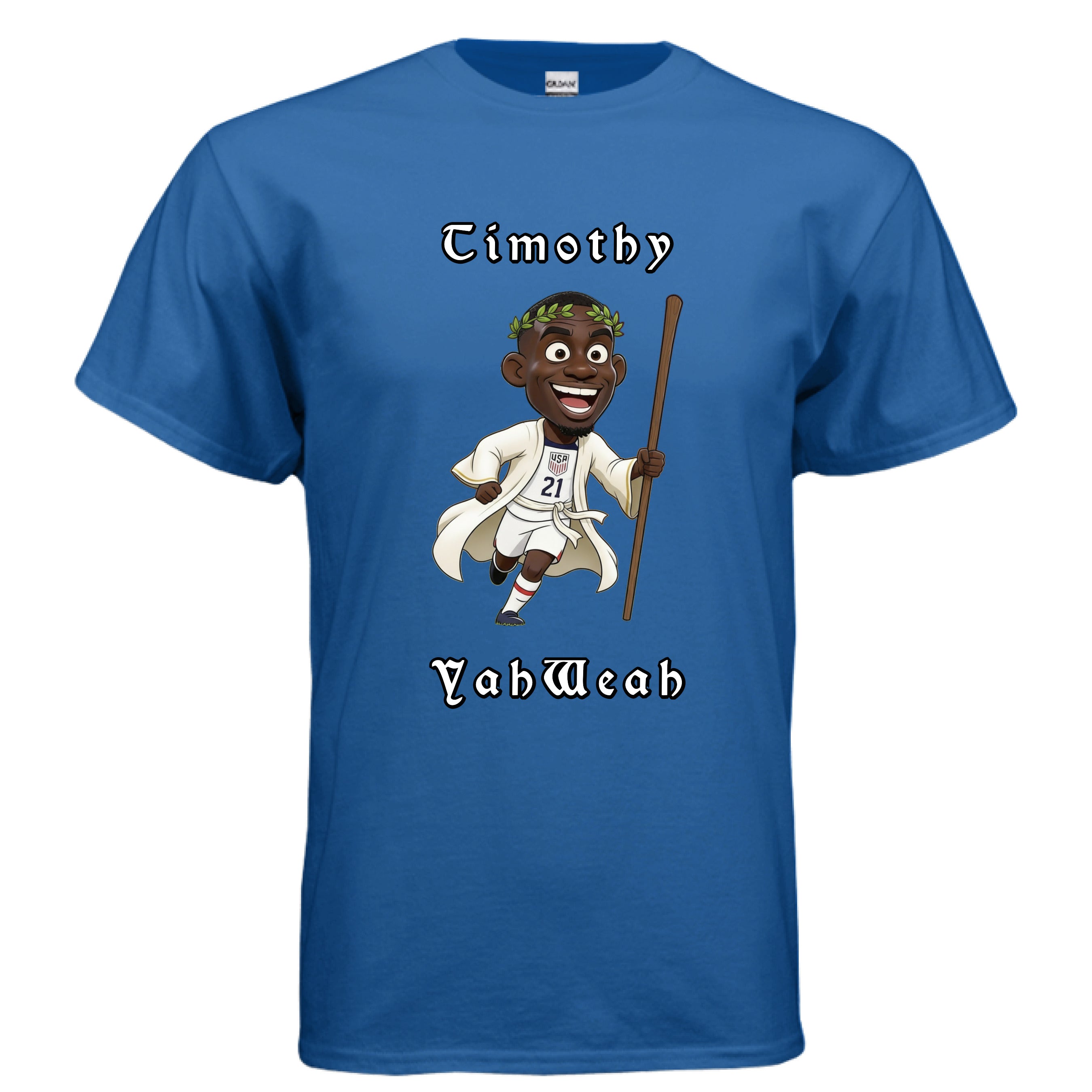 Tim Weah T-Shirt Blue