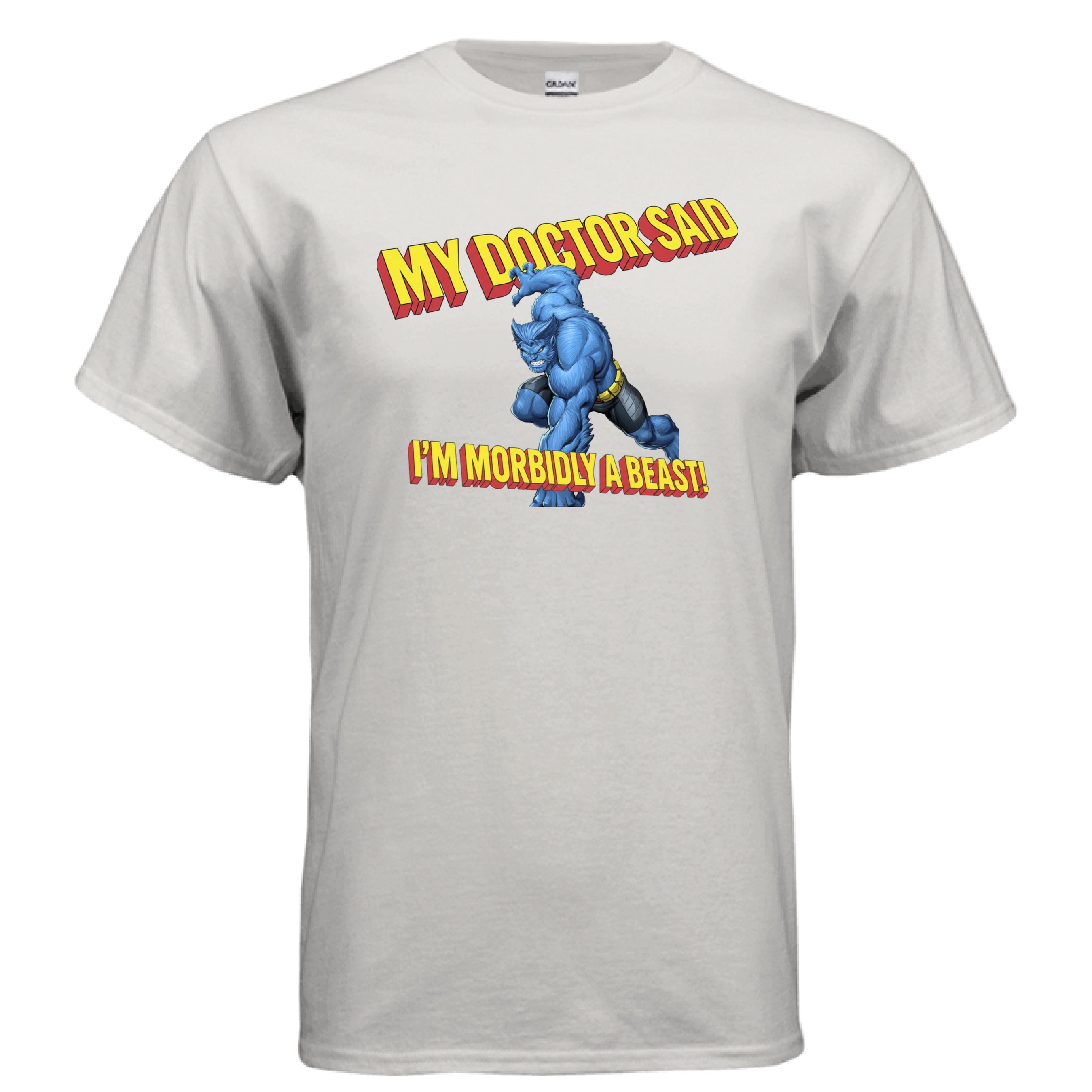 Morbidly a Beast - white