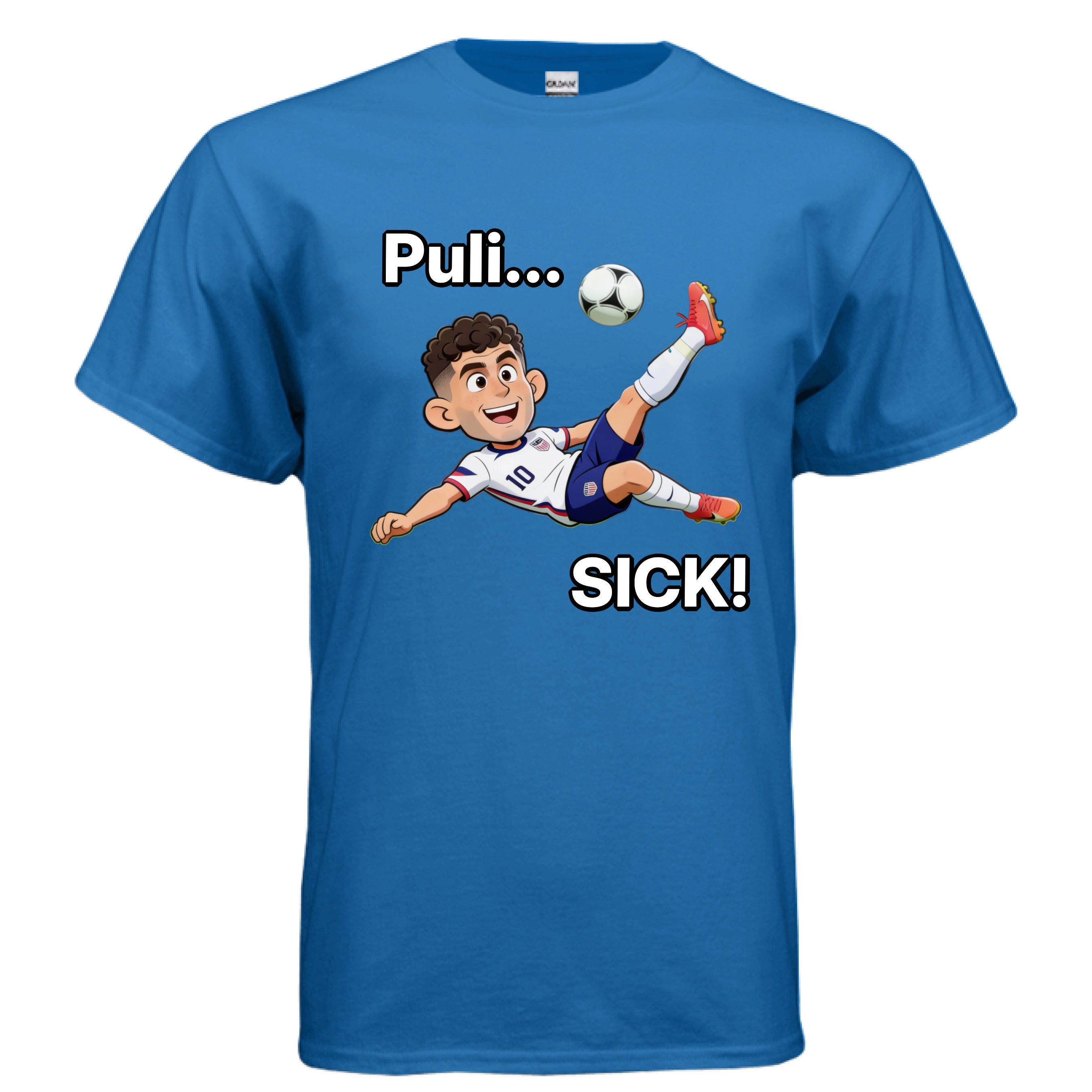 Christian Pulisic T-Shirt Blue