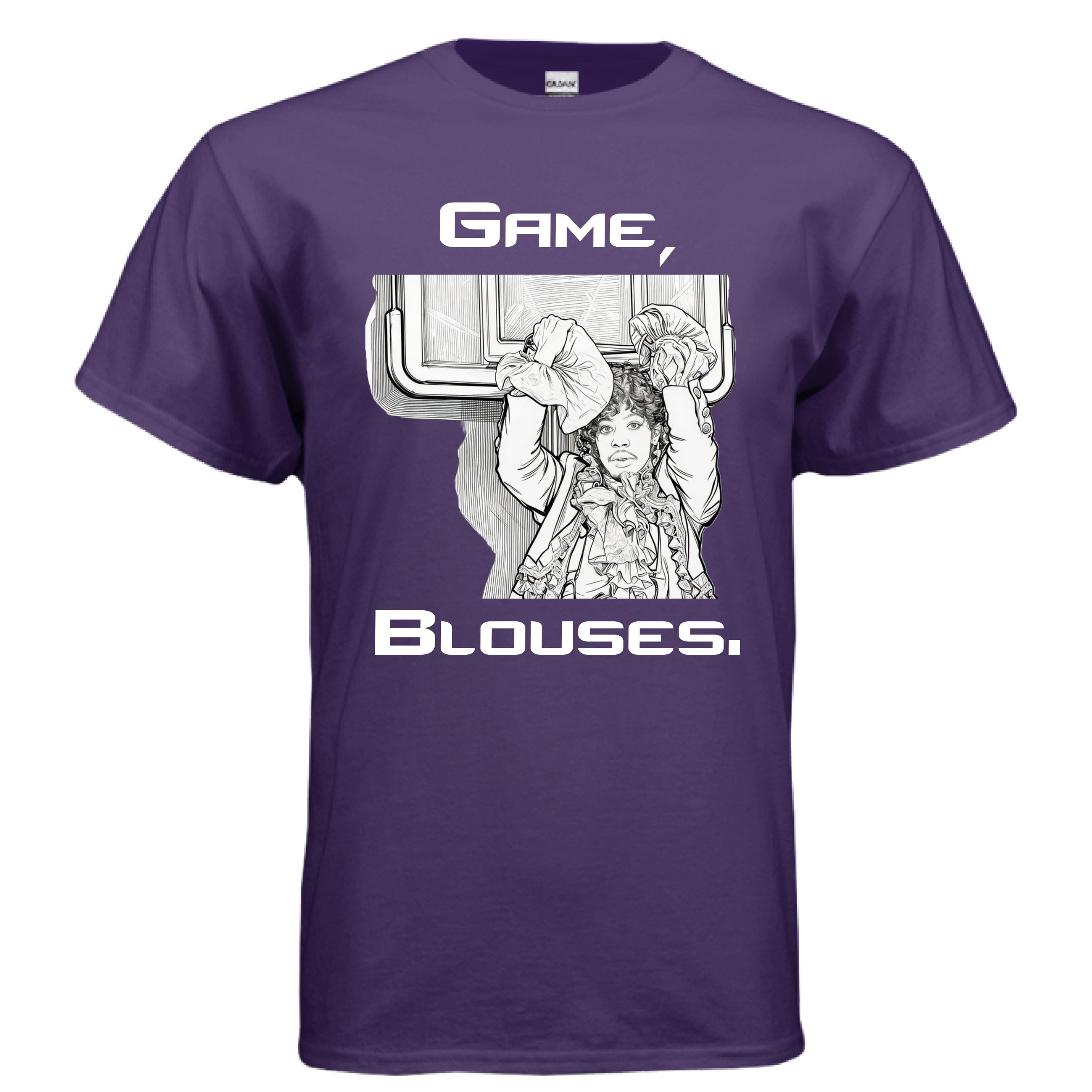 Game Blouses: The Chappelle's Show T-Shirt Purple