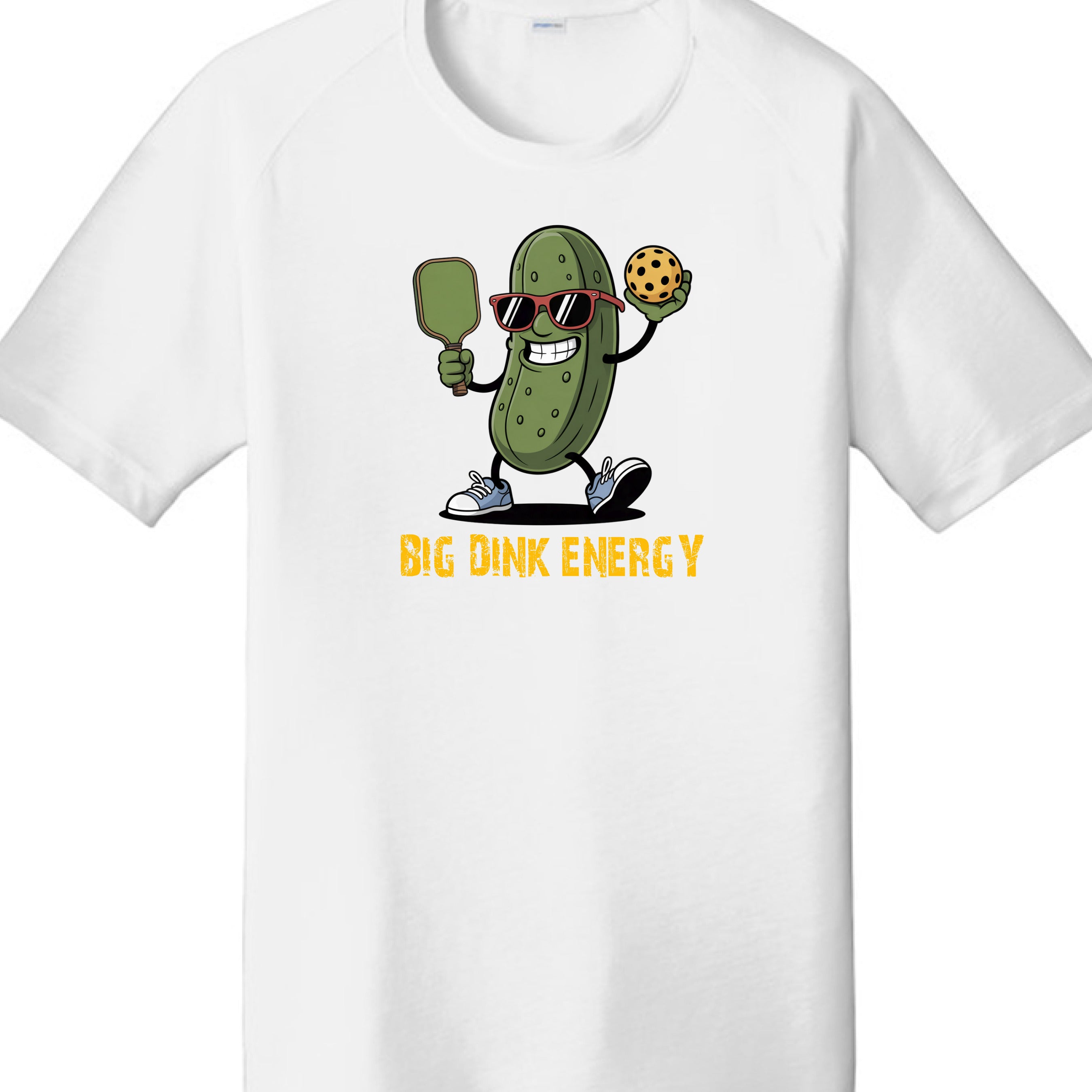 Big Dink Energy Athletic T-Shirt White