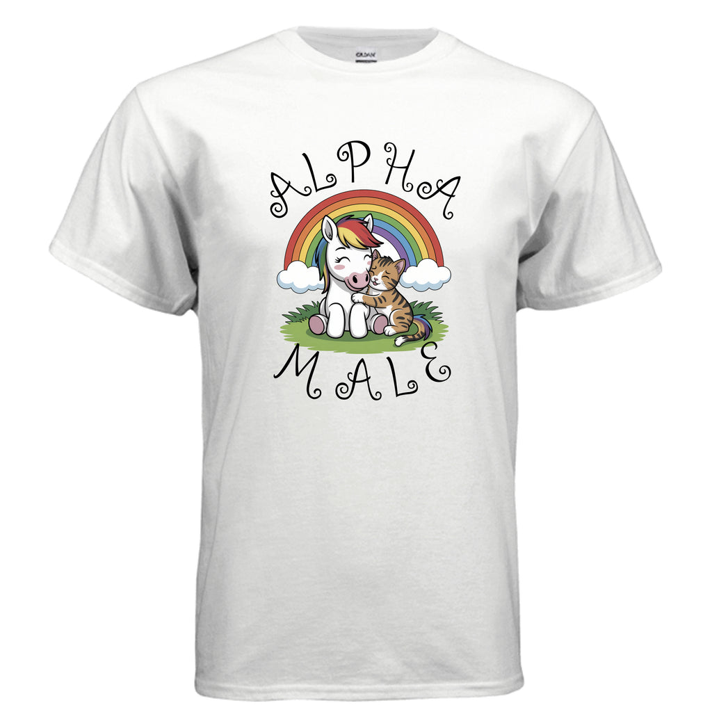 Alpha Male Tee White