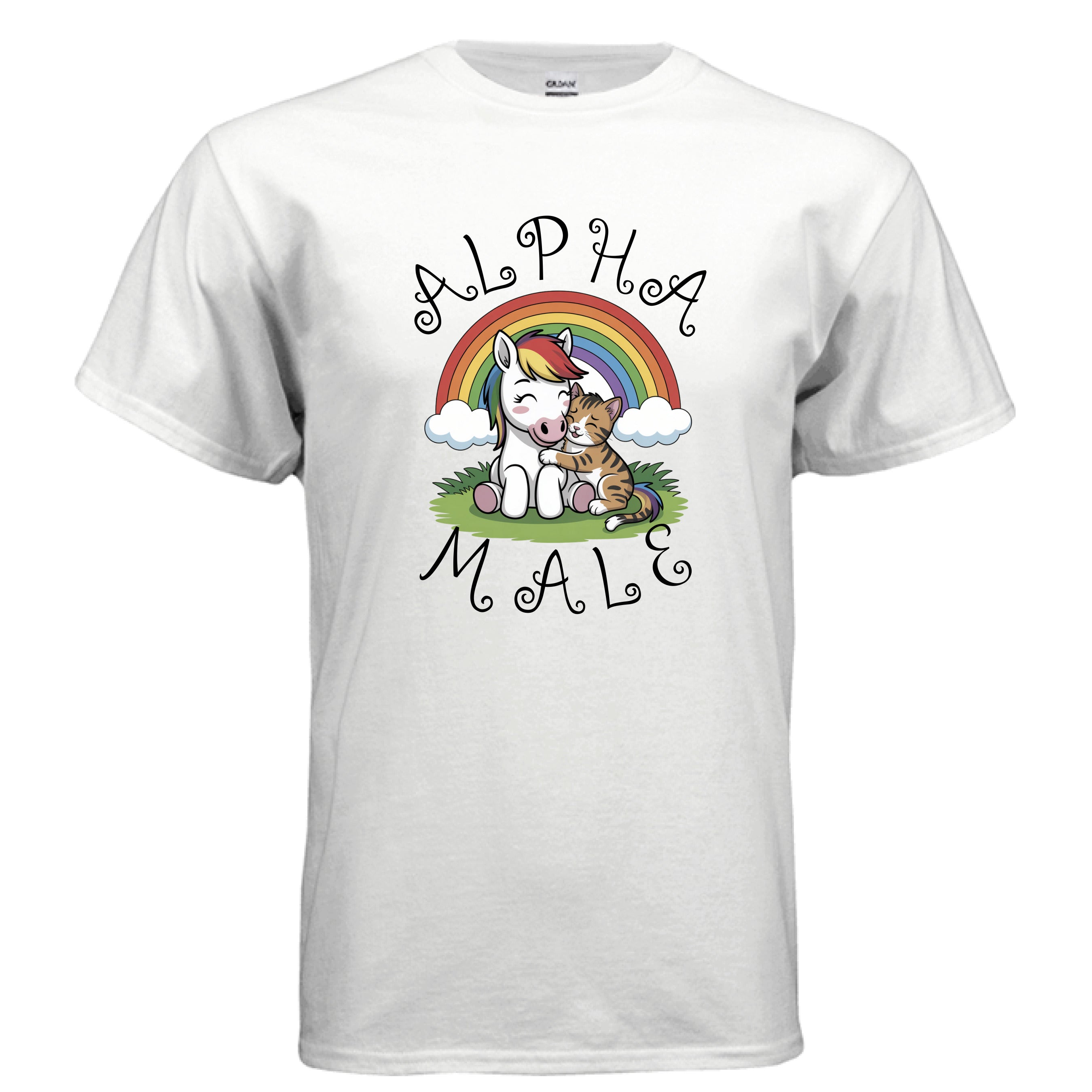 Alpha Male Tee White