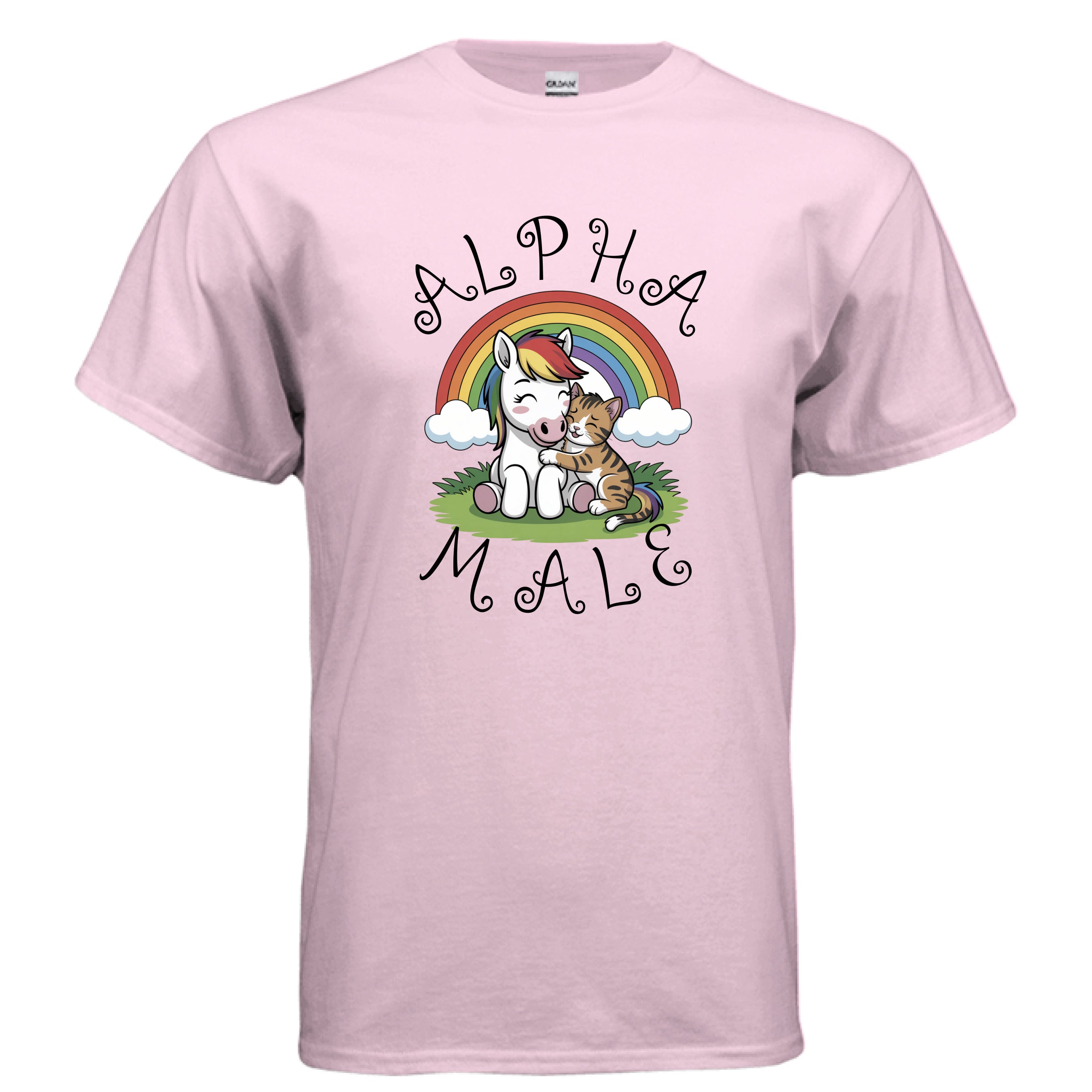 Alpha Male Tee Pink