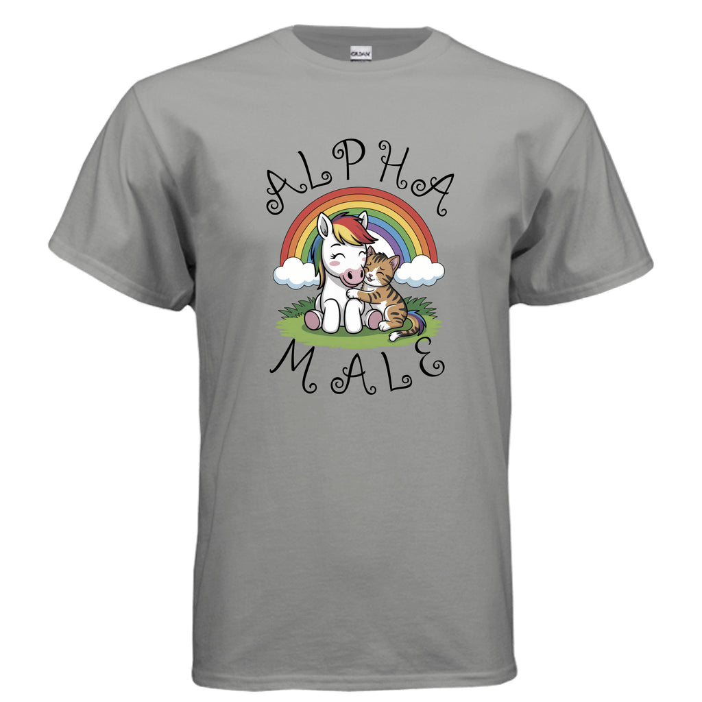 Alpha Male Tee Gray
