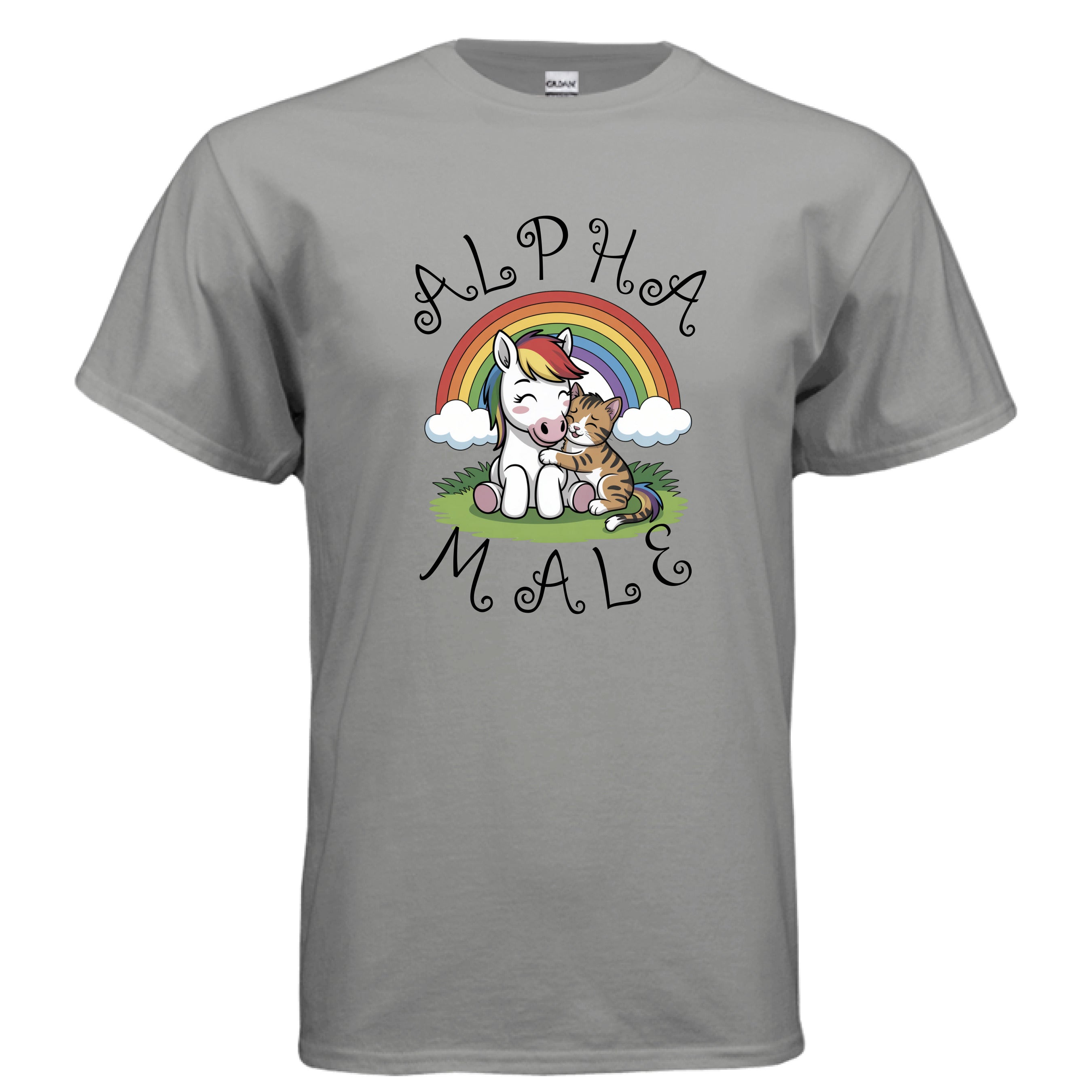 Alpha Male Tee Gray