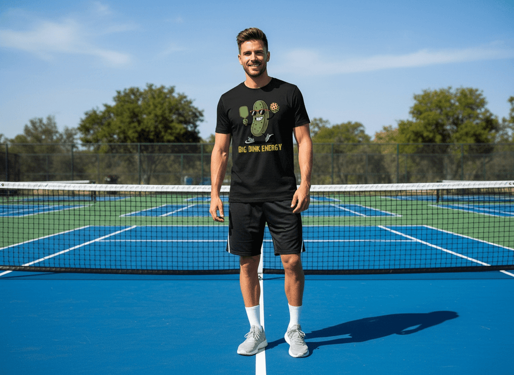 Big Dink Energy Athletic T-Shirt Model