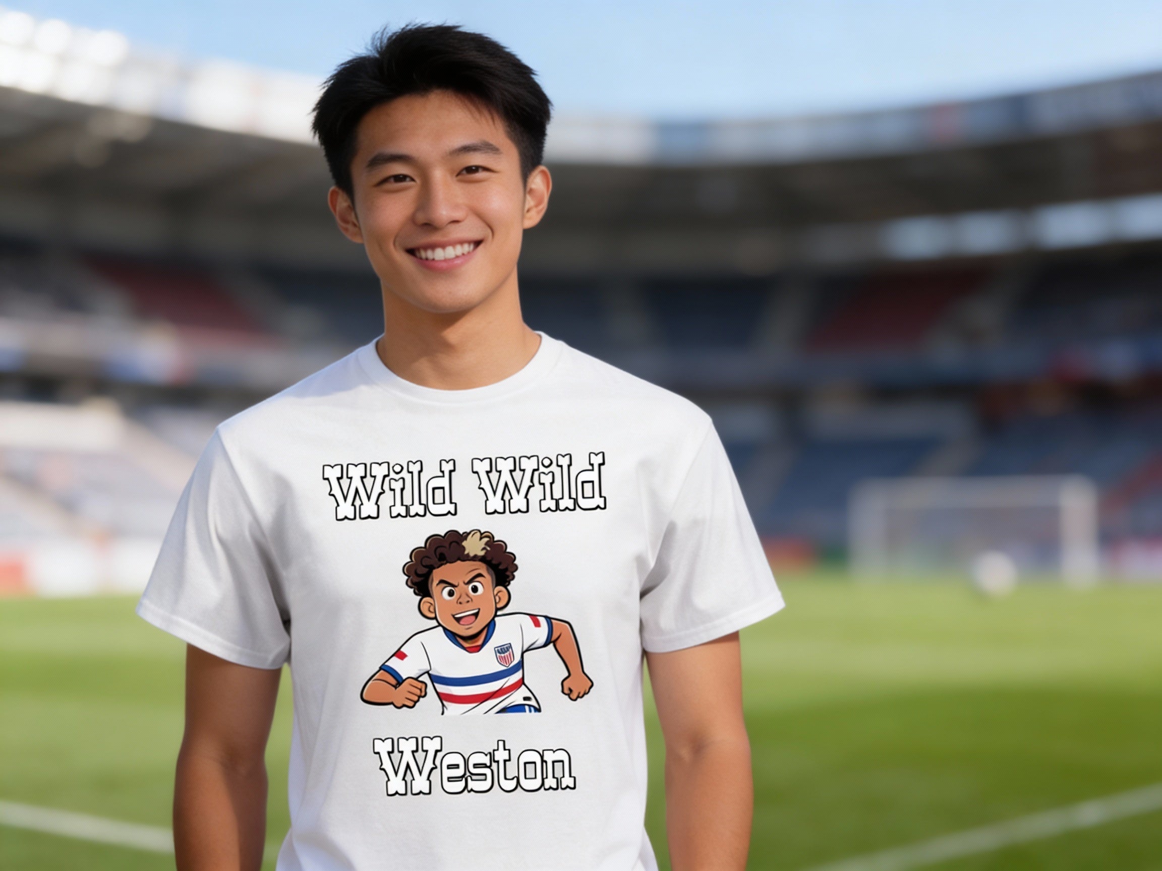 Weston Mckennie T-Shirt Model White