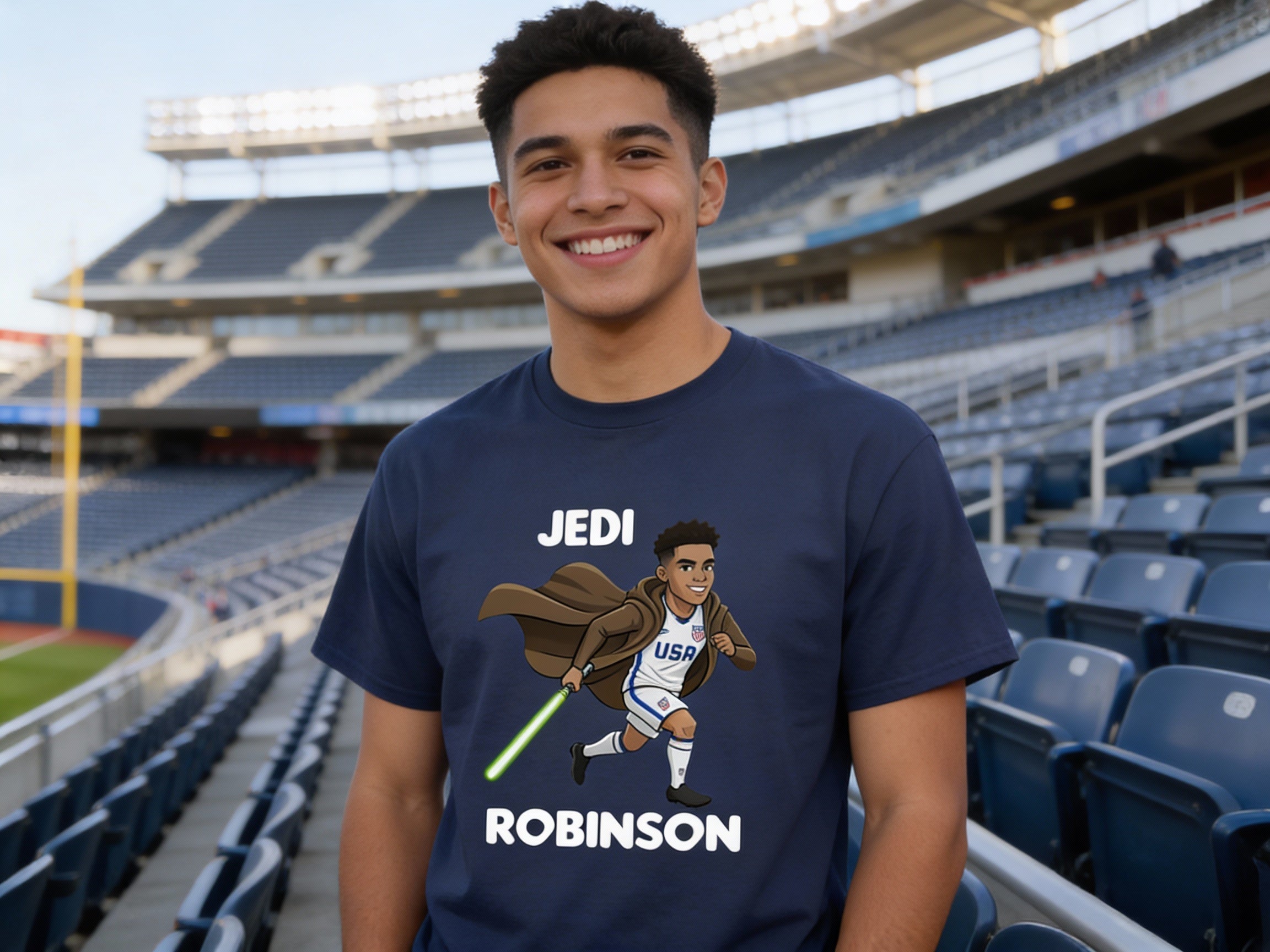 Antonee Robinson T-Shirt Model Dark Blue
