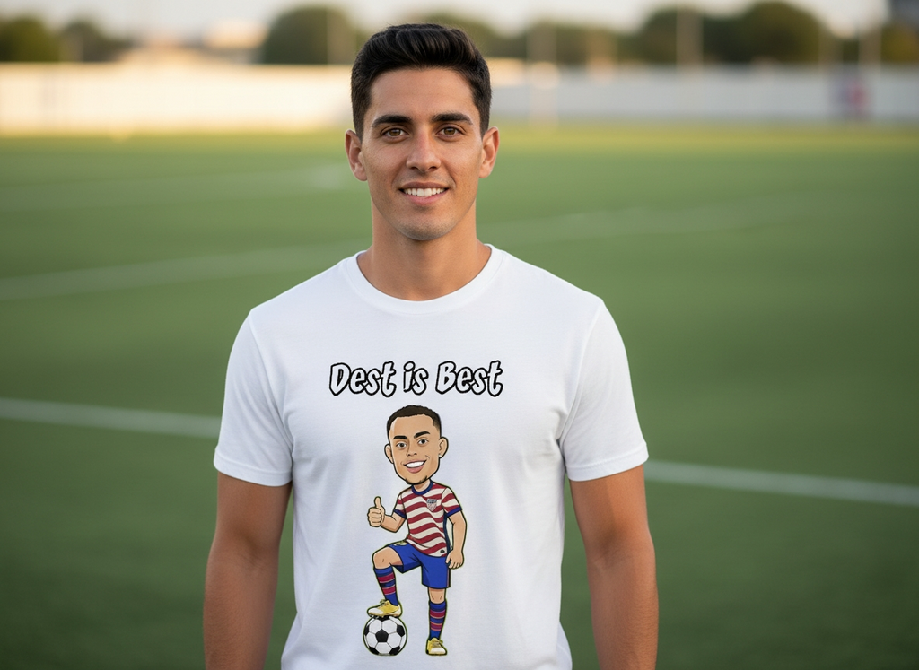 Sergino Dest T-Shirt White Model