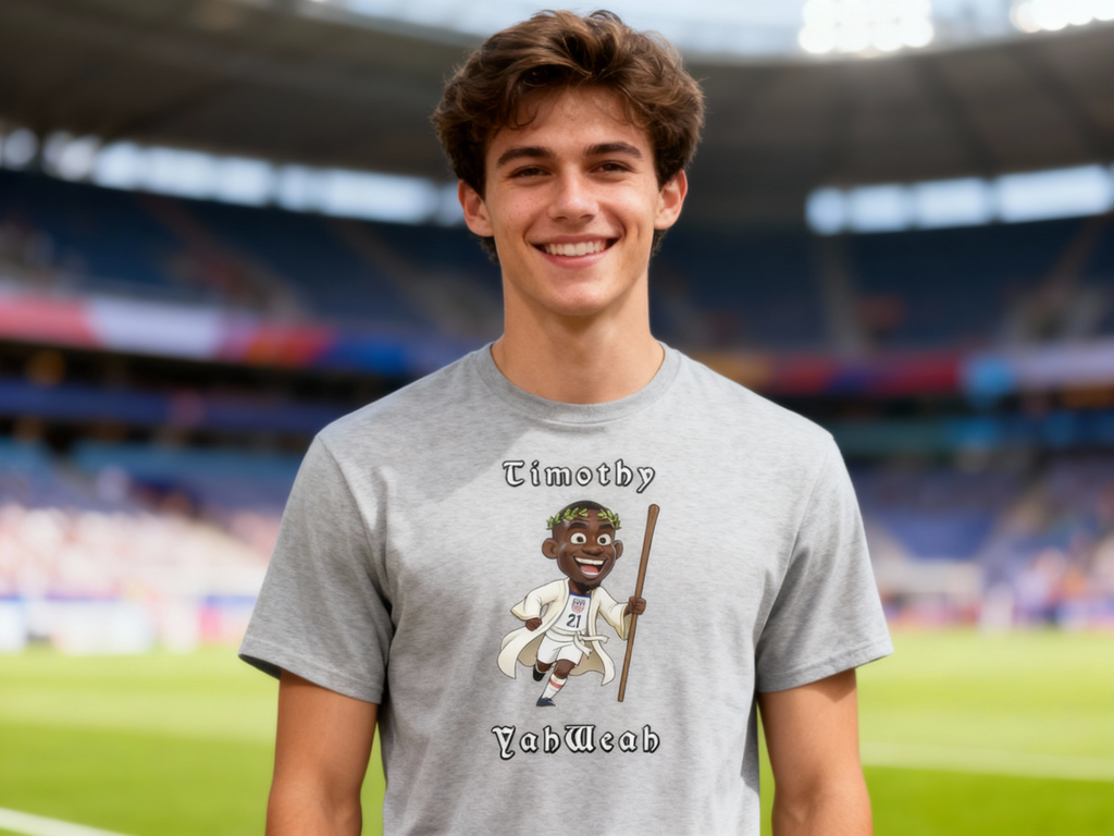 Tim Weah T-Shirt Gray Model